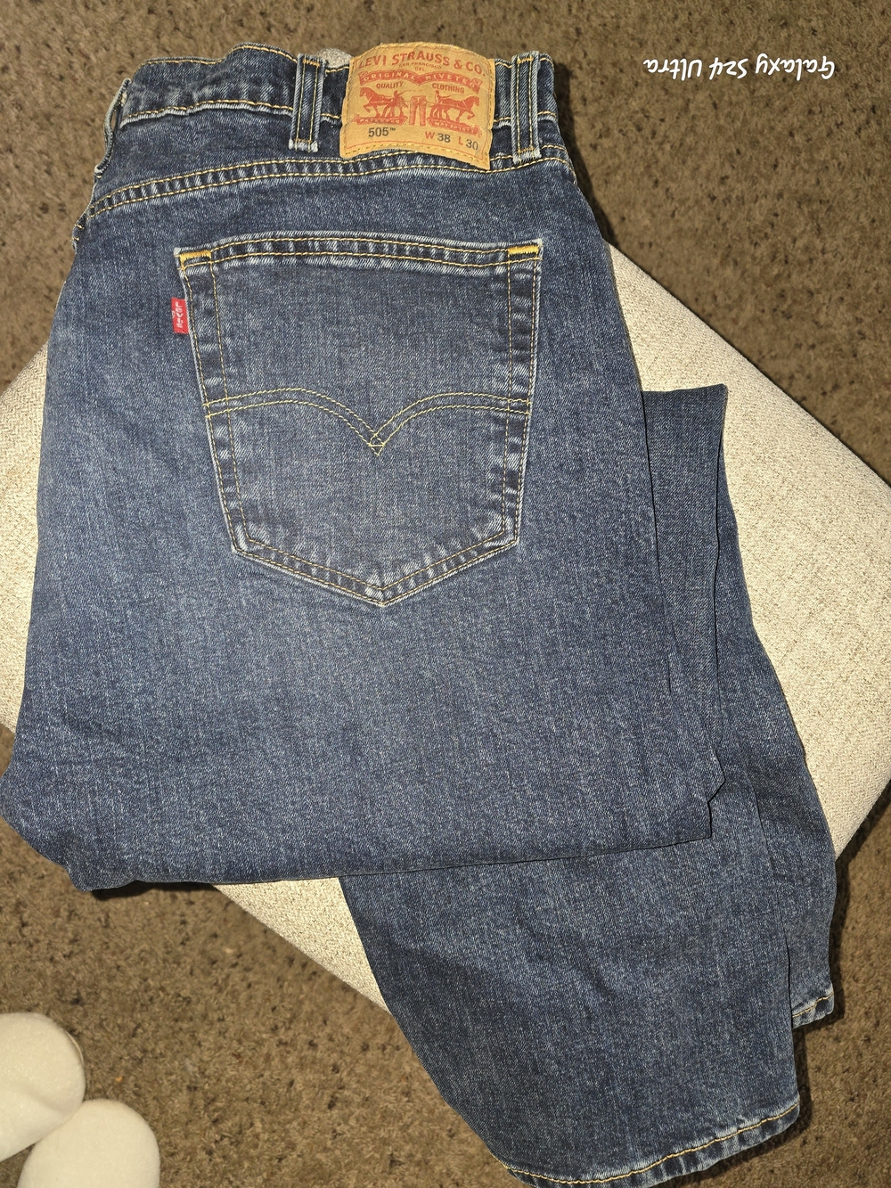 Levi's Men's Dark Blue Straight-Leg Jeans